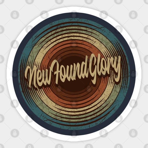 New Found Glory vintage Vinyl Sticker by musiconspiracy